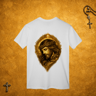 Nome do produto Jesus Cristo Rosto - Costas Dourada