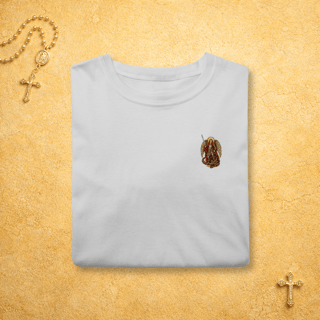 Nome do produto São Miguel Arcanjo fundo amarelo - Minimalista Colorida