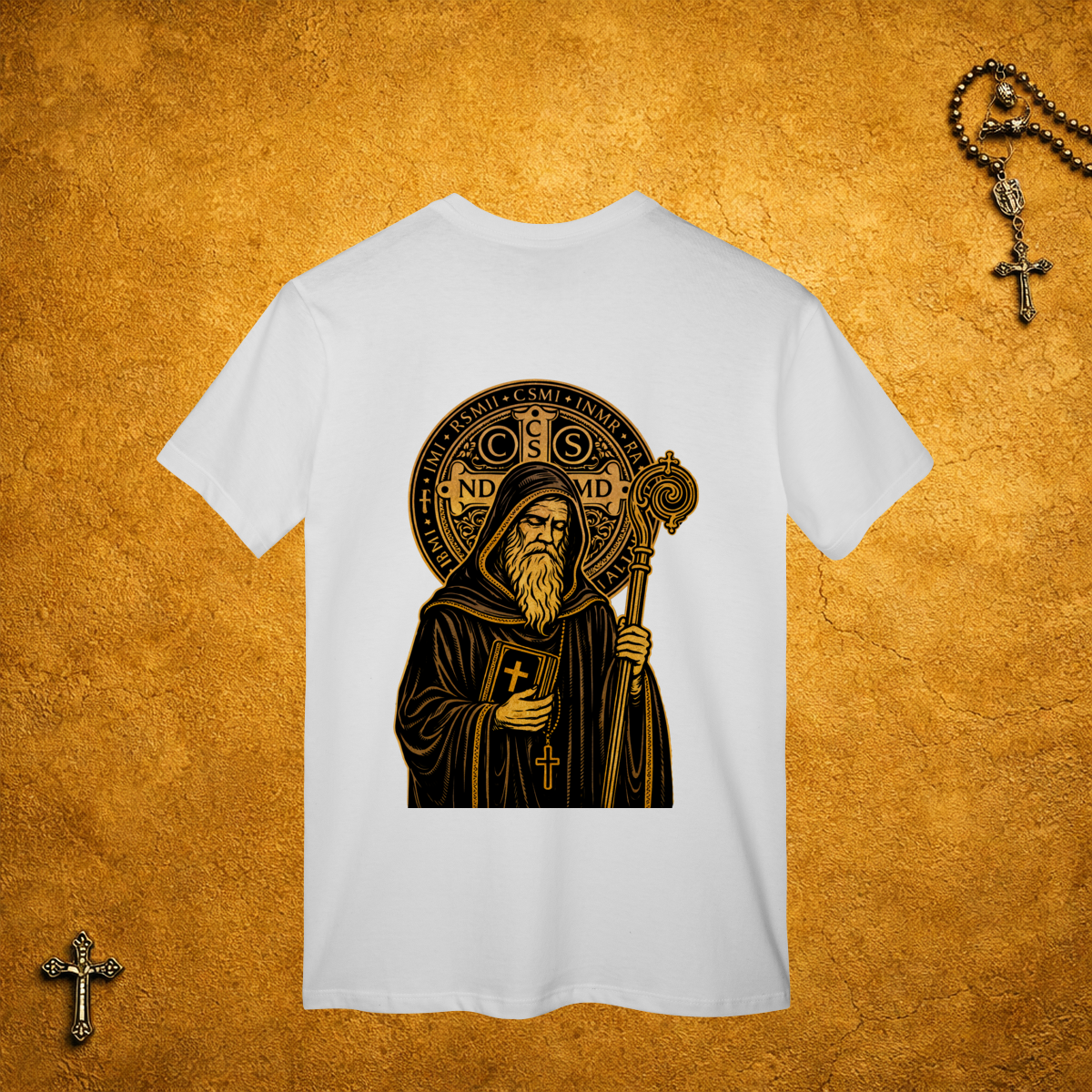 Nome do produto São Bento Traços Pretos - Costas Dourada