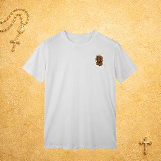 Nome do produto São Miguel Arcanjo fundo amarelo - Minimalista Colorida