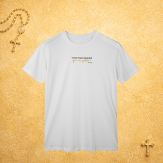 Nome do produto Tudo posso naquele que me fortalece - Escrita Minimalista