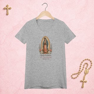 Nome do produto Nossa Senhora Guadalupe Floral - Feminina Estampa Central
