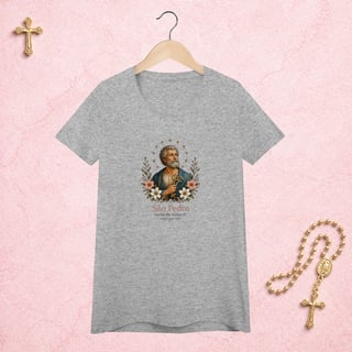 Nome do produto São Pedro Floral - Feminina Estampa Central