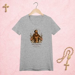 Nome do produto São Francisco Floral - Feminina Estampa Central