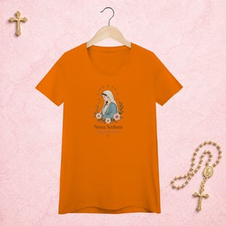 Nome do produto Nossa Senhora Floral - Feminina Estampa Central