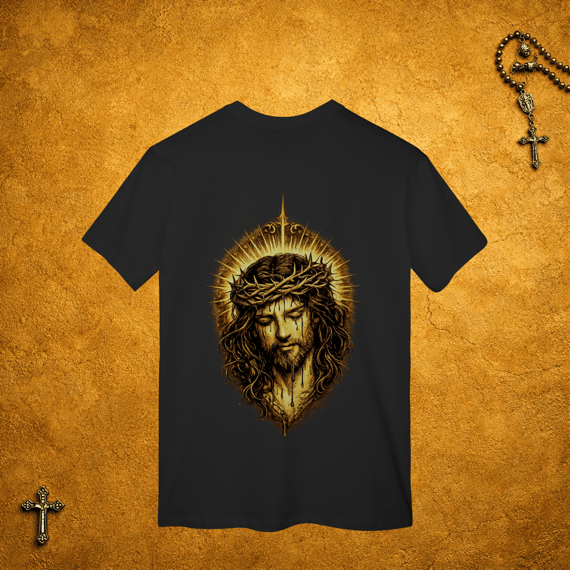 Jesus Cristo Coroa - Costas Dourada