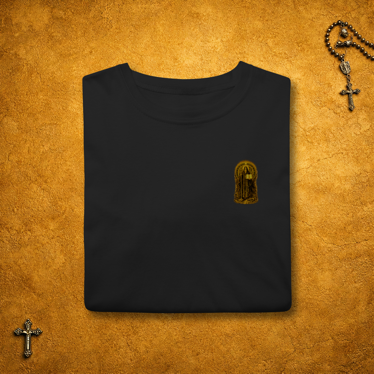 Nome do produto: São Bento - Minimalista Dourada