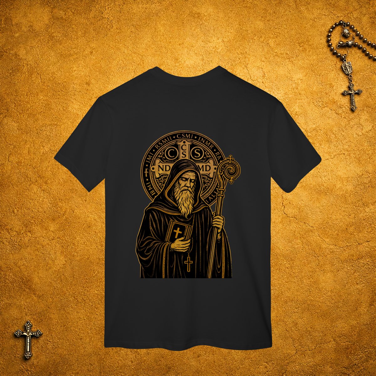 Nome do produto: São Bento Traços Pretos - Costas Dourada