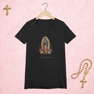 Nome do produto Nossa Senhora Guadalupe Floral - Feminina Estampa Central