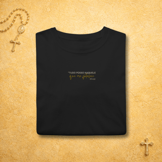 Nome do produto Tudo posso naquele que me fortalece - Escrita Minimalista