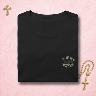 Nome do produto Gratidão Floral - Feminina estampa pequena