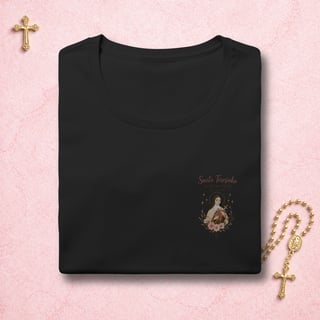 Nome do produto Santa Teresinha Floral - Feminina Estampa Pequena