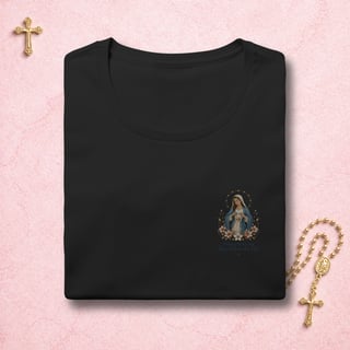 Nome do produto Nossa Senhora Desatadora dos Nós Floral - Feminina Estampa Pequena