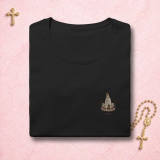 Nome do produto Nossa Senhora de Fátima Floral - Feminina Estampa Pequena