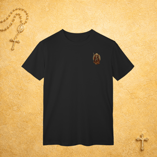 Nome do produto São Miguel Arcanjo fundo amarelo - Minimalista Colorida