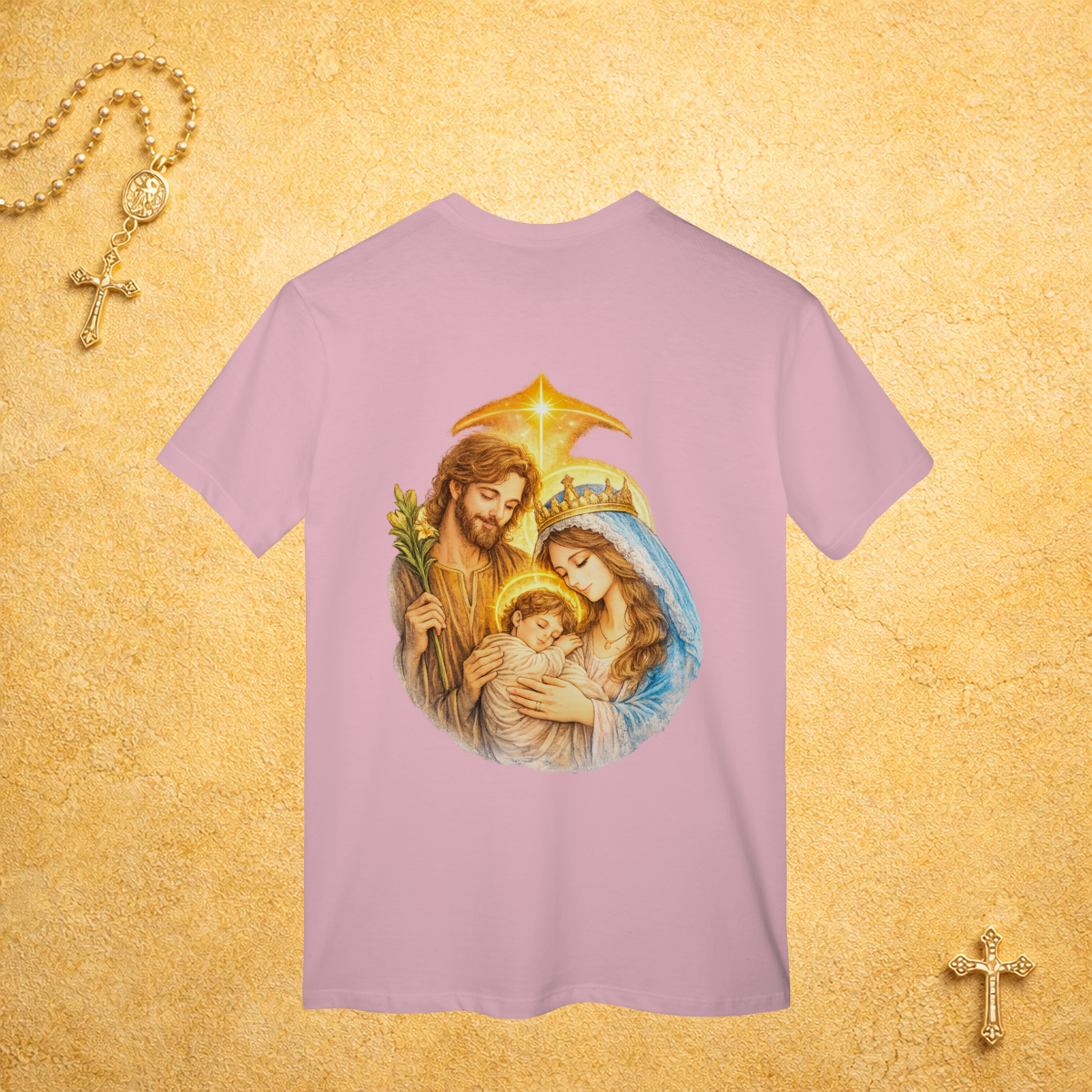 Nome do produto: Sagrada Família - Costas Colorida