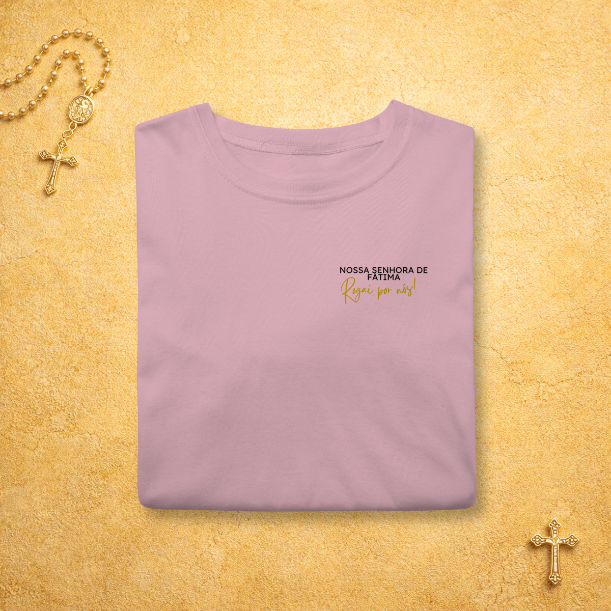 Nome do produto: Nossa Senhora de Fátima - Escrita Minimalista