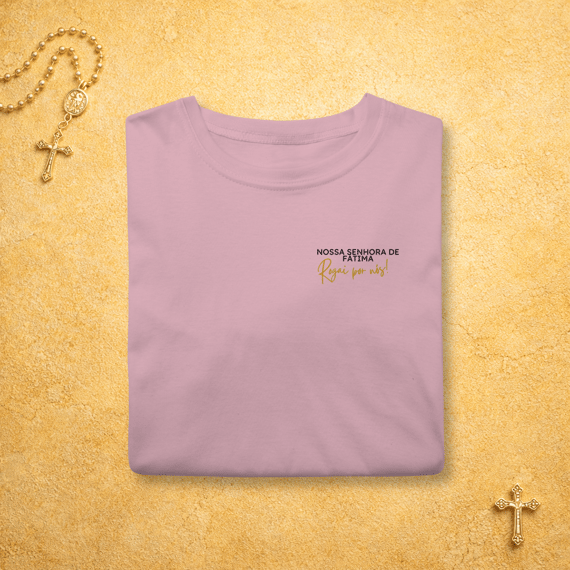 Nossa Senhora de Fátima - Escrita Minimalista