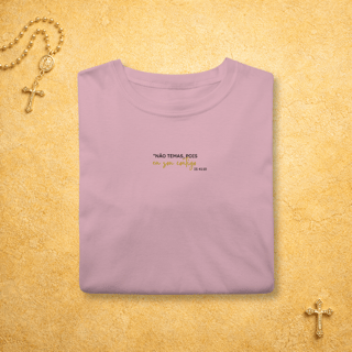 Nome do produto Não temas, pois eu sou contigo - Escrita Minimalista