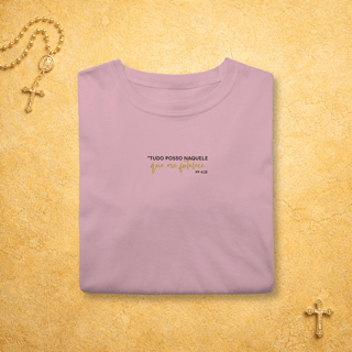 Nome do produto Tudo posso naquele que me fortalece - Escrita Minimalista