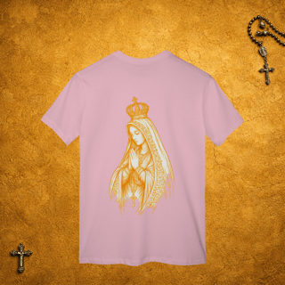 Nome do produto Nossa Senhora Traços Brancos - Costas Dourada