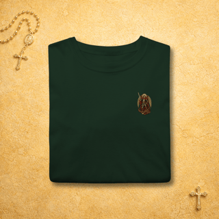 Nome do produto São Miguel Arcanjo fundo amarelo - Minimalista Colorida