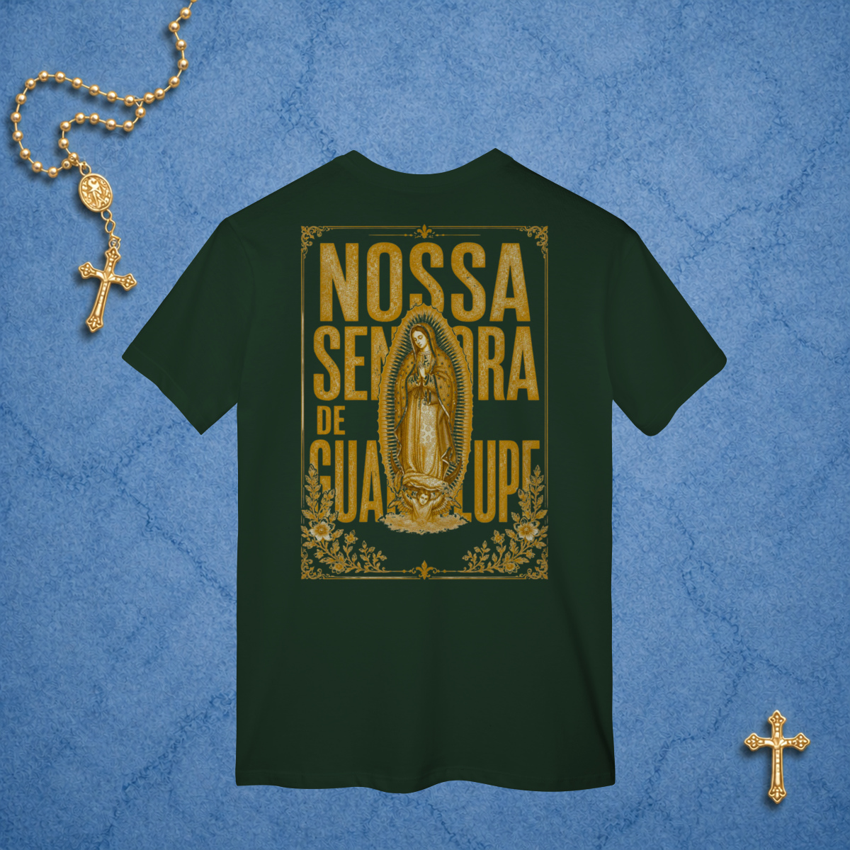 Nossa Senhora de Guadalupe Amarelo - Costas