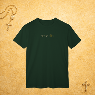 Nome do produto É lindo ser católico (centro) - Escrita Minimalista