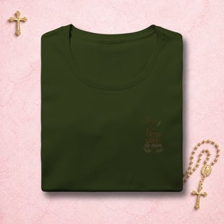 Nome do produto Deus Cuida Floral - Feminina Estama Pequena