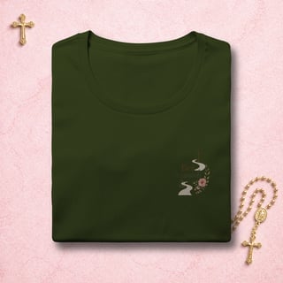 Nome do produto Ele é o caminho Floral - Feminina Estampa Pequena