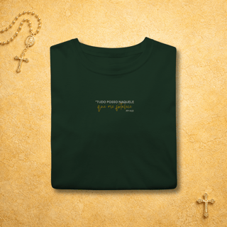 Nome do produto Tudo posso naquele que me fortalece - Escrita Minimalista