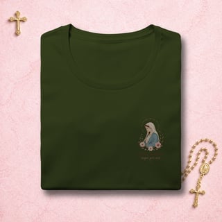 Nome do produto Nossa Senhora Floral - Feminina Estampa Pequena