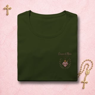 Nome do produto Coração Maria Floral - Feminina Estampa Pequena