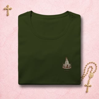 Nome do produto Nossa Senhora de Fátima Floral - Feminina Estampa Pequena
