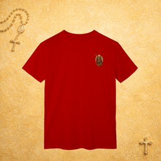 Nome do produto São Miguel Arcanjo fundo amarelo - Minimalista Colorida