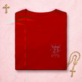 Nome do produto Salmo 23 Floral - Feminina Estampa Pequena