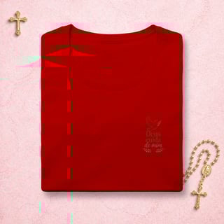 Nome do produto Deus Cuida Floral - Feminina Estama Pequena