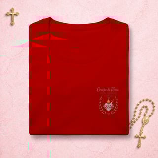 Nome do produto Coração Maria Floral - Feminina Estampa Pequena