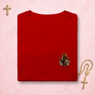 Nome do produto São Benedito Floral - Feminina Estampa Pequena