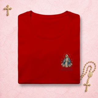 Nome do produto Nossa Senhora Desatadora dos Nós Floral - Feminina Estampa Pequena