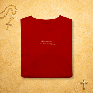 Nome do produto Não temas, pois eu sou contigo - Escrita Minimalista