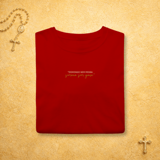 Nome do produto Domingo sem missa, semana sem graça - Escrita Minimalista