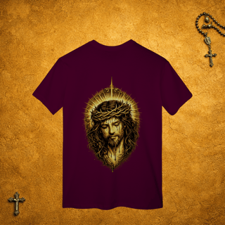 Nome do produto Jesus Cristo Coroa - Costas Dourada