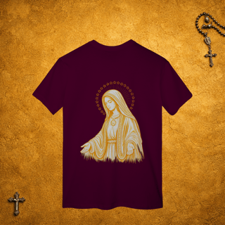 Nome do produto Nossa Senhora das graças Traços Brancos - Costas Dourada