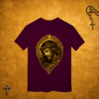 Nome do produto Jesus Cristo Rosto - Costas Dourada