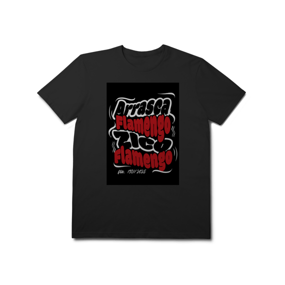 Camiseta Legado Rubro-Negro: De Zico a Arrascaeta (Edição Street 81/25)