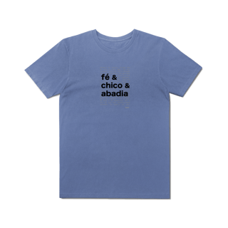 Nome do produto T-shirt estonada - Fé