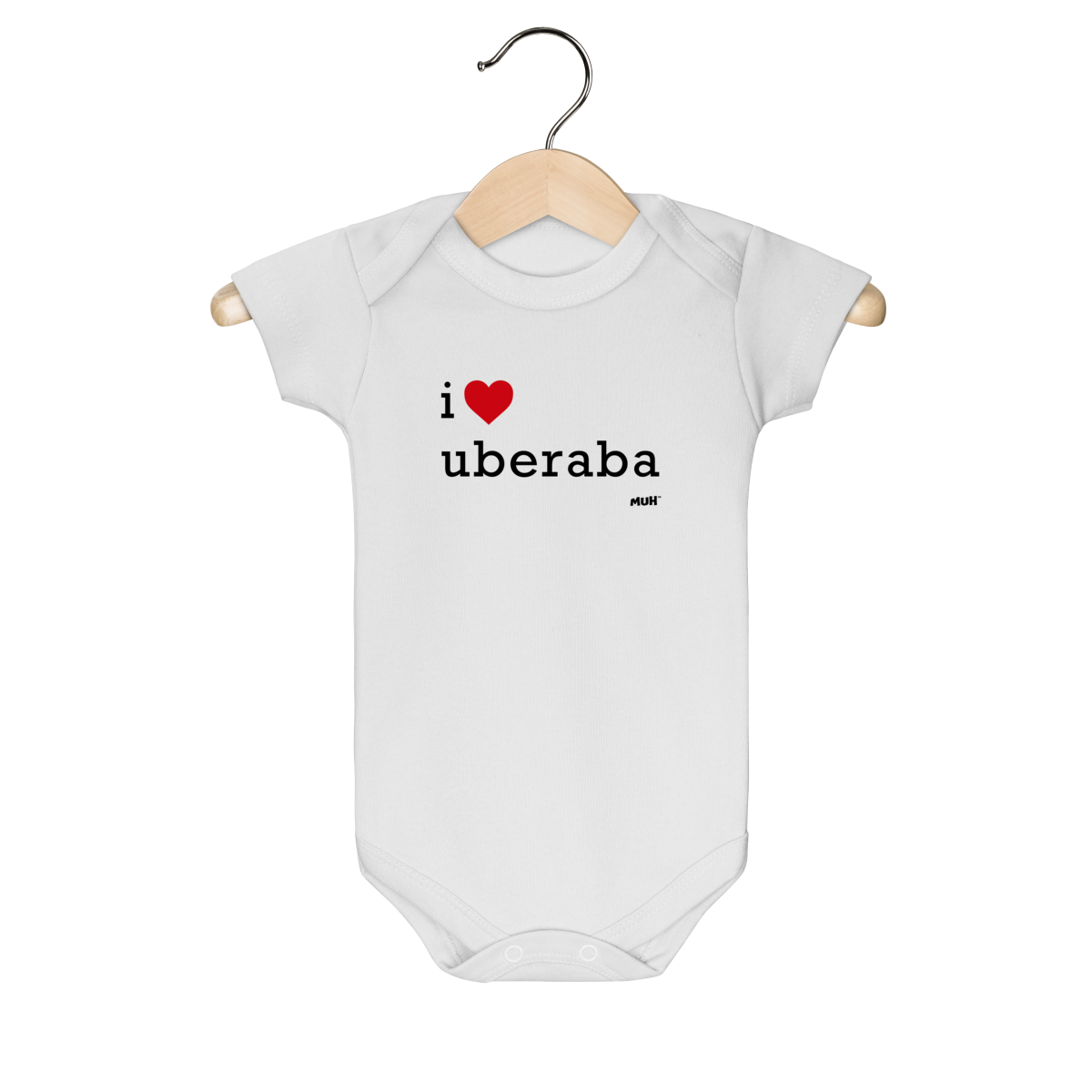 Nome do produto: Body infantil - I love Uberaba