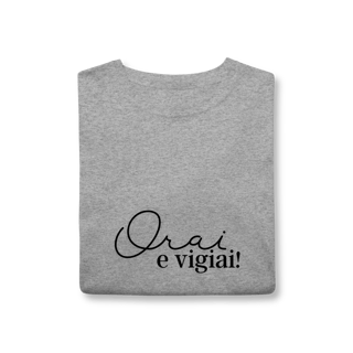 Nome do produto T-Shirt clássica Orai e Vigiai