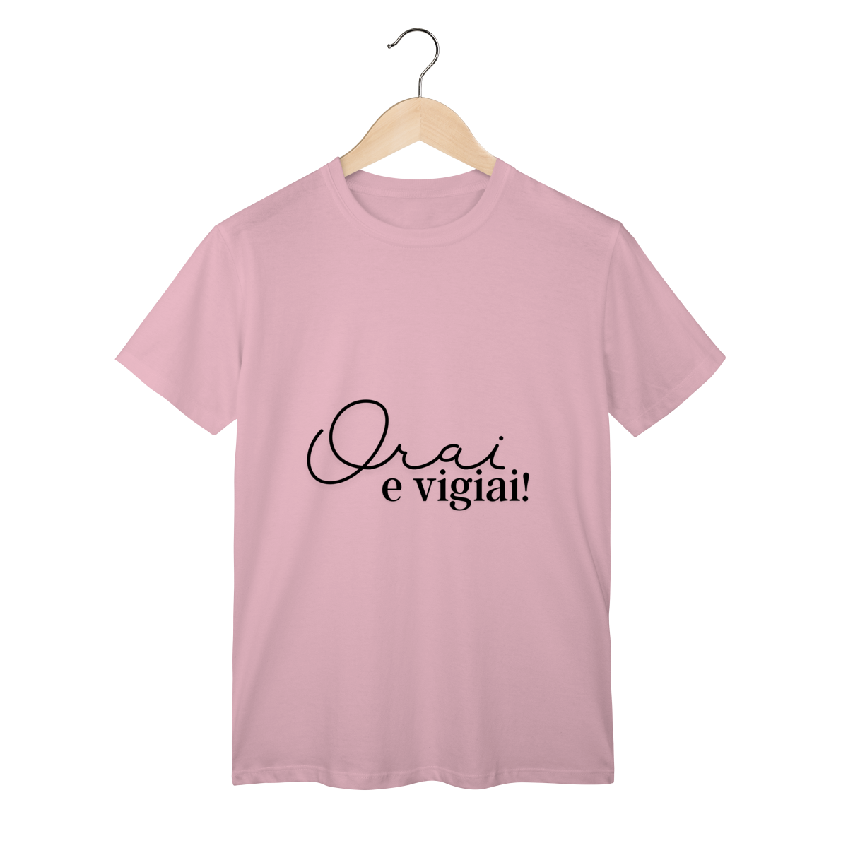 Nome do produto: T-Shirt clássica Orai e Vigiai